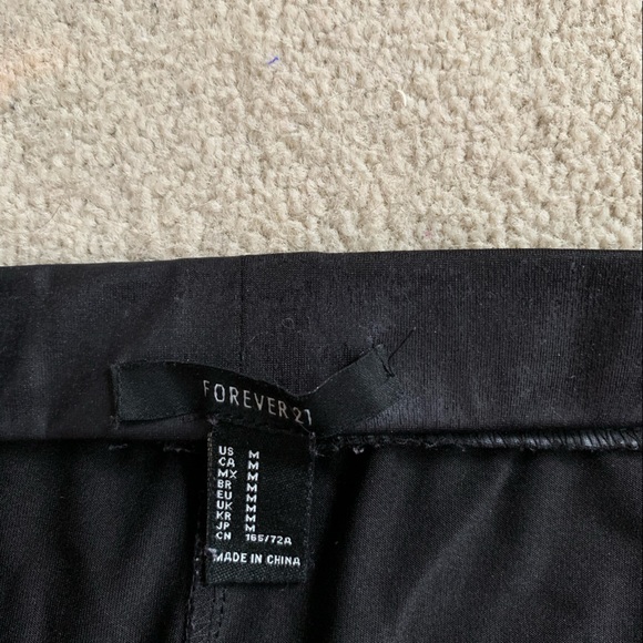 Forever 21 faux leather leggings - Picture 2 of 2